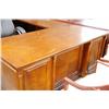 Image 2 : CHERRY U-SHAPED TRADITIONAL OFFICE SUITE WITH