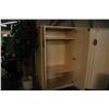 Image 2 : MAPLE 6' TALL 2 DOOR LOCKING STORAGE CABINET