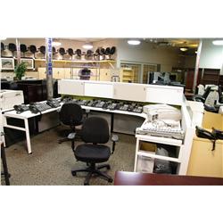 HERMAN MILLER 4 PERSON MODULAR WORKSTATION