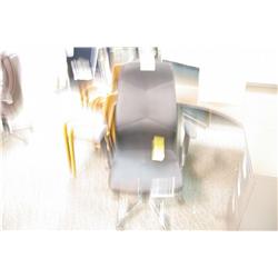 BLACK LEATHER HIBACK ERGONOMIC TASK CHAIR