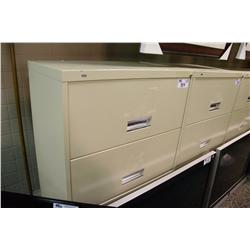 BEIGE 4 DRW. LATERAL FILE CABINET