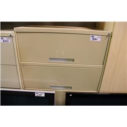 BEIGE 4 DWR. LATERAL FILE CABINET