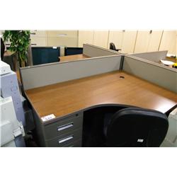 HERMAN MILLER DOUBLE SALES/TELEMARKETING STATION