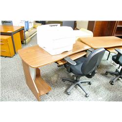 CHERRY COMPUTER TABLE WITH KEYBOARD TRAY