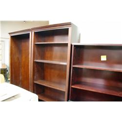 MAHOGANY TRADITIONAL 6.5' TALL BOOKSHELF