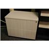 Image 1 : MAPLE/GREY 2 DRW. LATERAL FILE CABINET