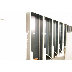 8' TALL -  4 SHELF -  MAPLE TRIM BOOKSHELF