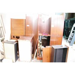 MISC. MAHOGANY OFFICE FURNISHINGS