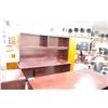 Image 2 : MAHOGANY EXECUTIVE DESK AND CREDENZA WITH HUTCH