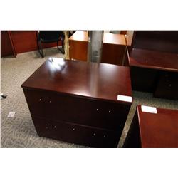 MAHOGANY 2 DRW. LATEAL FILE CABINET