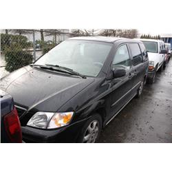 2000 BLACK MAZDA MPV ES PASSENGER VAN