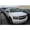 Image 1 : 2007 WHITE CHEVROLET SUBURBAN 4DR SUV