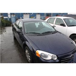 2004 BLUE CHRYSLER LX SEBRING 4DR SEDAN
