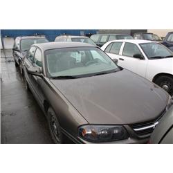 2001 BROWN CHEVROLET IMPALA POLICE SERIES 4DR