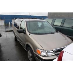2003 GOLD CHEVROLET VENTURE PASSENGER VAN