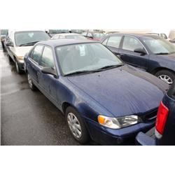 1998 BLUE TOYOTA COROLLA VE 4DR SEDAN
