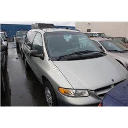 2000 GREEN DODGE CARAVAN PASSENGER VAN