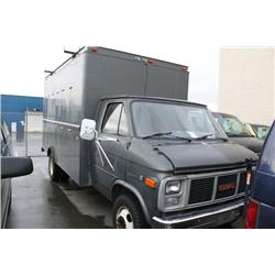 1987 GREY GMC VANDURA 3500 VAN