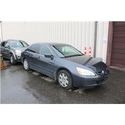 2004 GREY HONDA ACCORD V6 4DR SEDAN