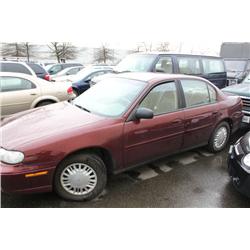 2001 BURGUNDY CHEVROLET MALIBU 4DR SEDAN