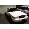 Image 1 : 2003 WHITE FORD CROWN VICTORIA POLICE SERIES 4DR