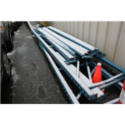 PALLET OF BLUE PALLET RACKING