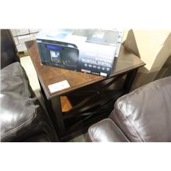 WOOD 3 TIER END TABLE