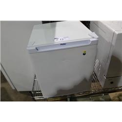 HAIER WHITE BAR FRIDGE