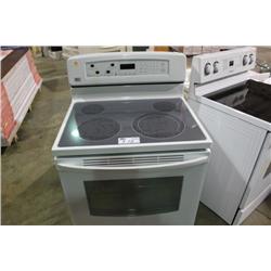 LG GLASS TOP WHITE OVEN