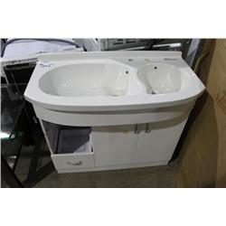 BITO 3 DRAWER 2 DOOR DUAL SINK BATHROOM VANITY