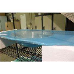 3 SPARKLE BLUE GLASS SINK COUNTER TOPS