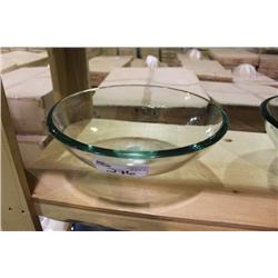 CLEAR GLASS ABOVE COUNTER BOWL SINK