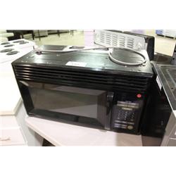 GOLDSTAR BLACK MICROWAVE RANGE HOOD