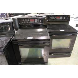 BLACK LG GLASS TOP OVEN