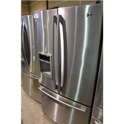 LG STAINLESS STEEL 2 DOOR REFRIGERATOR WITH