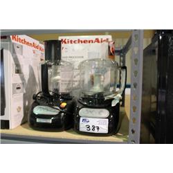 LOT OF KITCHENAID FOOD PROCESSORS