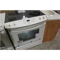 WHITE FRIGIDAIRE INSET GLASS TOP STOVE