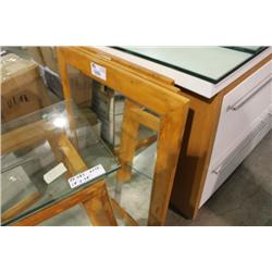 NATURAL FRAMED BATHROOM MIRROR