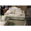Image 2 : CANVAS LOW BACK COUCH & LOVE SEAT