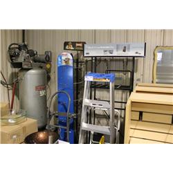 LOT OF LADDERS & DISPLAY RACKING