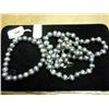 Image 1 : GENUINE FRESHWATER PEARLS 24" NECKLACE & BRACELET