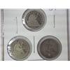 Image 1 : 3-SEATED LIBERTY HALF DIMES (HOLED)
