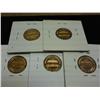 Image 2 : 1960-64 LINCOLN CENTS PROOF 5 COINS