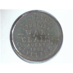 1863 CIVIL WAR TOKEN