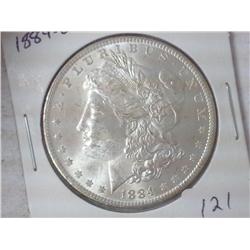 1884-O MORGAN SILVER DOLLAR (UNC)