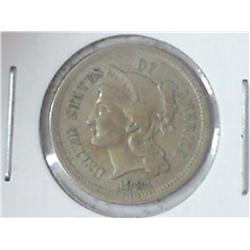 1881 THREE CENT PIECE (NICKEL)