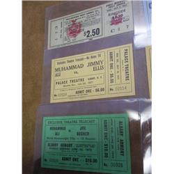 9 ASSORTED BOXING ADMISSION TICKETS (AS SHOWN)
