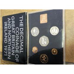 1971 GREAT BRITAIN AND NORTHERN IRELAND PROOF SET