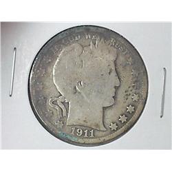 1911 BARBER HALF DOLLAR