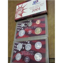 2001 US SILVER PROOF SET